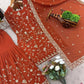 Embroidered Faux Georgette Sharara Set with Dupatta