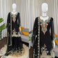 Embroidered Faux Georgette Sharara Suit Set