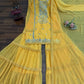 Embroidered Faux Georgette Sharara Suit Set