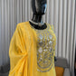 Embroidered Faux Georgette Sharara Suit Set