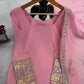 Embroidered Faux Georgette Sharara Suit Set with Dupatta