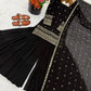 Embroidered Faux Georgette Sharara Suit Set with Dupatta