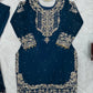 Embroidered Faux Georgette Suit Set with Dupatta