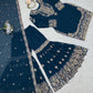 Embroidered Faux Georgette Suit Set with Dupatta