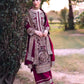 Embroidered Faux Georgette Suit Set with Dupatta