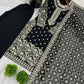 Embroidered Faux Georgette Suit Set with Dupatta