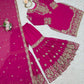 Embroidered Faux Georgette Suit Set with Dupatta