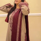 Embroidered Faux Georgette Suit Set with Dupatta