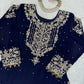 Embroidered Faux Georgette Suit Set with Dupatta