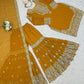 Embroidered Faux Georgette Suit Set with Dupatta