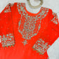 Embroidered Faux Georgette Suit Set with Dupatta