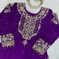 Embroidered Faux Georgette Suit Set with Dupatta