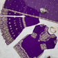 Embroidered Faux Georgette Suit Set with Dupatta