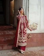 Embroidered Faux Georgette Suit Set