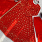 Embroidered Faux Georgette Wedding Anarkali Set
