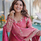 Embroidered Fendi Crush Kurti Sharara Set with Dupatta