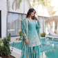 Embroidered Fendi Crush Kurti Sharara Set with Dupatta