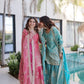 Embroidered Fendi Crush Kurti Sharara Set with Dupatta