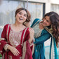 Embroidered Fendi Silk Kurta Pant Set with Dupatta