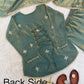 Embroidered Fendi Silk Sharara Set with Dupatta