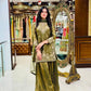 Embroidered Fendy Kurti Palazzo Set for Wedding and Festive Wear