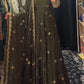 Embroidered Fendy Silk Anarkali Set with Dupatta