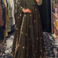 Embroidered Fendy Silk Anarkali Set with Dupatta