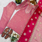 Embroidered Fendy Silk Pant Suit for Festive and Wedding Occasions
