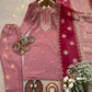 Embroidered Fendy Silk Pant Suit for Festive and Wedding Occasions