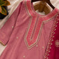 Embroidered Fendy Silk Pant Suit for Festive and Wedding Occasions