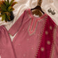 Embroidered Fendy Silk Pant Suit for Festive and Wedding Occasions