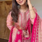 Embroidered Fendy Silk Pant Suit for Festive and Wedding Occasions
