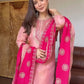 Embroidered Fendy Silk Pant Suit for Festive and Wedding Occasions