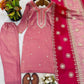 Embroidered Fendy Silk Pant Suit for Festive and Wedding Occasions