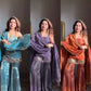 Embroidered Fendy Silk Sharara Palazzo Suit Set for Wedding and Festive Wear
