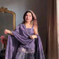 Embroidered Fendy Silk Sharara Palazzo Suit Set for Wedding and Festive Wear
