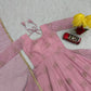 Embroidered Festival Gown with Matching Dupatta