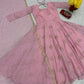 Embroidered Festival Gown with Matching Dupatta