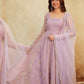 Embroidered Festival Gown with Matching Dupatta