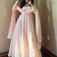 Embroidered Fox Georgette Anarkali Gown Set
