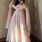 Embroidered Fox Georgette Anarkali Gown Set