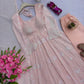 Embroidered Fox Georgette Anarkali Gown Set