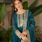 Embroidered Fox Georgette Gown with Dupatta