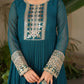 Embroidered Fox Georgette Gown with Dupatta