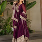 Embroidered Fox Georgette Gown with Dupatta