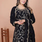 Embroidered Fox Georgette Kurta Sharara Set