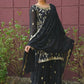 Embroidered Fox Georgette Kurta Sharara Set