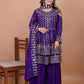 Embroidered Fox Georgette Kurta Sharara Set
