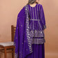 Embroidered Fox Georgette Kurta Sharara Set