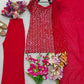 Embroidered Fox Georgette Palazzo Suit Set